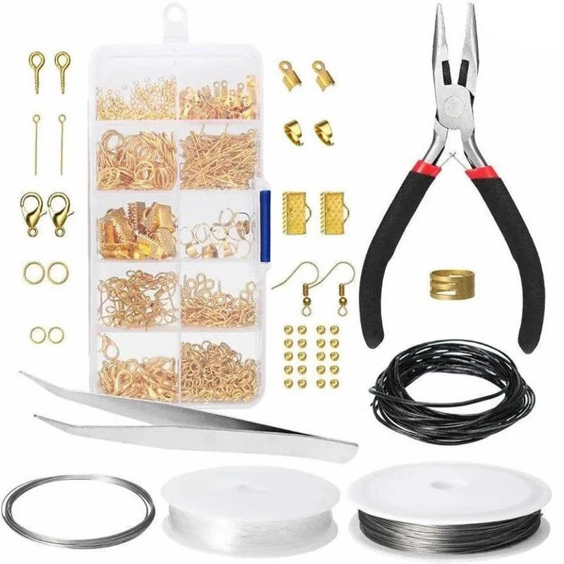 Fako Bijoux - Starterset Sieraden Maken - 910-delig - Goudkleurig