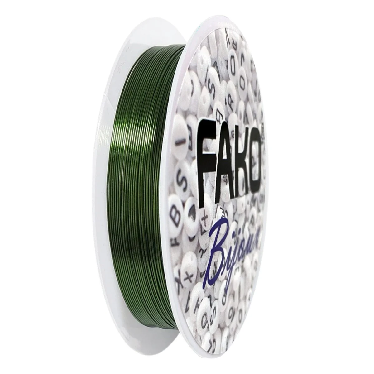 Fako Bijoux - Koperdraad - Metaaldraad - Sieraden Maken - 0.4mm - 7 Meter - Groen