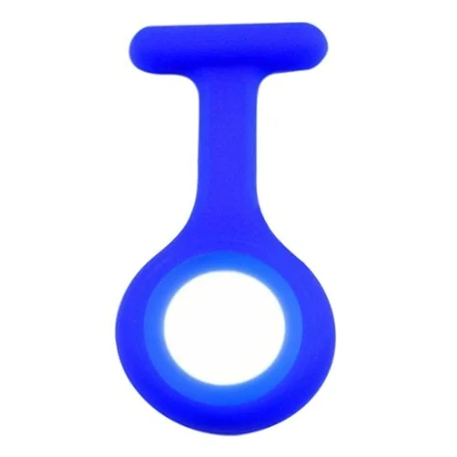 Fako - Verpleegstershorloge - Siliconen Hoesje - Royal Blauw