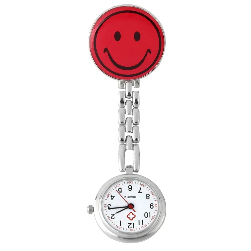Fako - Verpleegstershorloge - Smiley - Rood