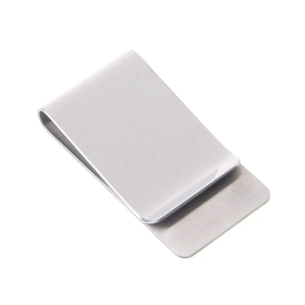 Fako Bijoux - Geldclip - Moneyclip - RVS - Breed - 50x26mm - Zilverkleurig