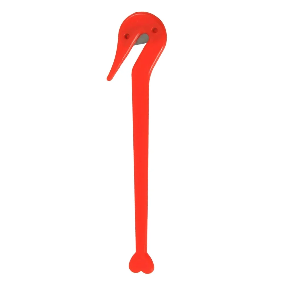 Fako Fashion - Elastiekmesje Rood - Elastiek - Mesje - Snijden - Haarelastiekjes - Haar - Haaraccessoire - Hart Rood