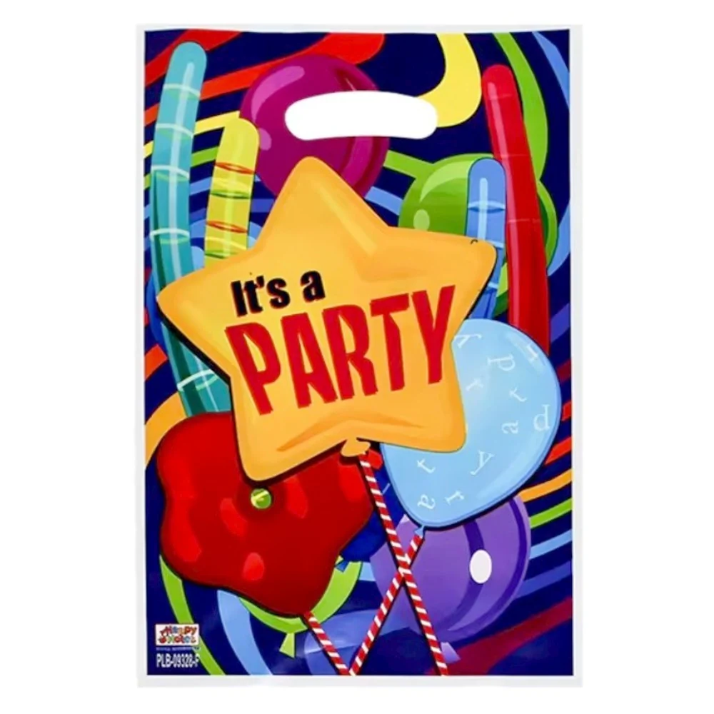 Fako Bijoux - Uitdeelzakjes - 10 stuks - Traktatie Zakjes Voor Uitdeelcadeautjes - Uitdeelzakjes Kinderfeestje - Verjaardag - It's a Party