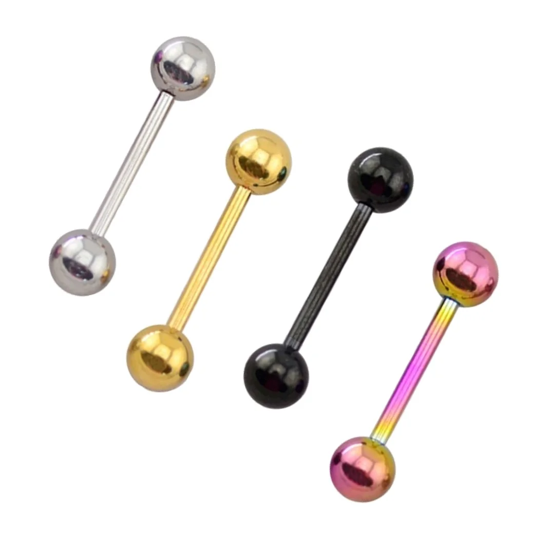 Fako Bijoux - Barbell Piercing - 12mm - Set - 4 Stuks