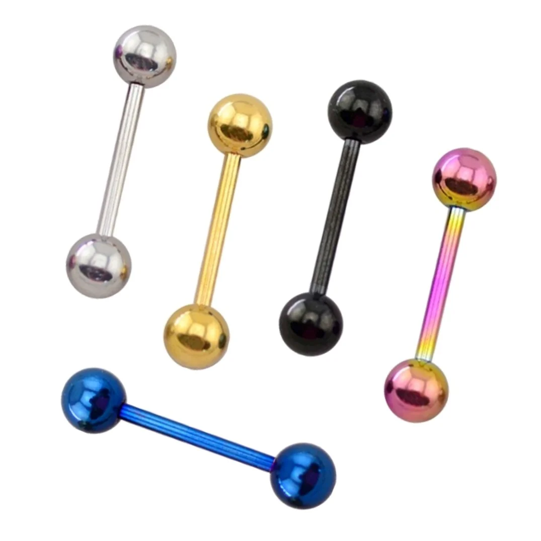 Fako Bijoux - Barbell Piercing - 12mm - Set - 5 Stuks