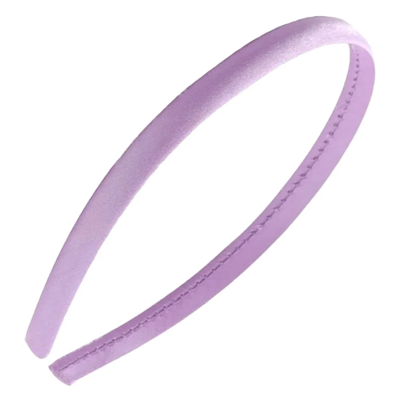 Fako Fashion - Diadeem - Satijn - 10mm - Lichtpaars