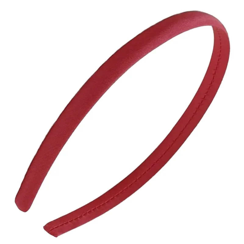 Fako Fashion - Diadeem - Satijn - 10mm - Donkerrood