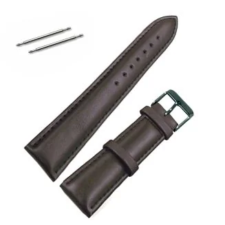 Fako - Horlogebandje - Echt Leer - Soft - 18mm - Bruin