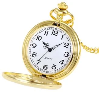 Fako - Zakhorloge - XXL - Classic - Ø 47mm - Goudkleurig
