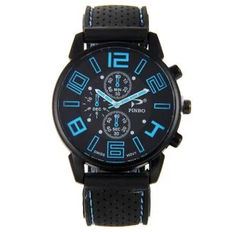 Fako - Herenhorloge - Pinbo - GT Deluxe - Blauw