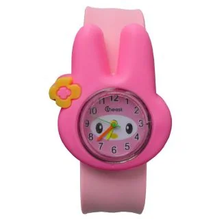 Fako - Kinderhorloge - Slap On Mini - Konijn - Roze