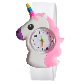 Fako - Kinderhorloge - Slap On Mini - Eenhoorn - Wit