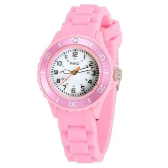 Fako - Kinderhorloge - Siliconen - Classic - Roze