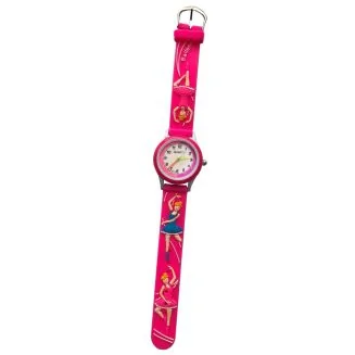 Fako - Kinderhorloge - 3D - Ballerina - Fuchsia