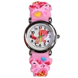 Fako - Kinderhorloge - 3D - Eenhoorn Mini – Roze