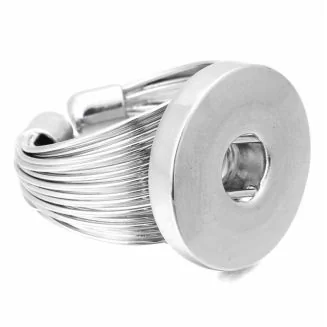 Fako Bijoux - Ring Voor Click Buttons - Open - Deluxe
