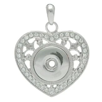 Fako Bijoux - Kettinghanger - Click Buttons - Hart