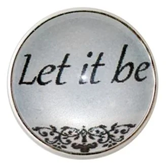 Fako Bijoux - Click Button - Glas - Let It Be