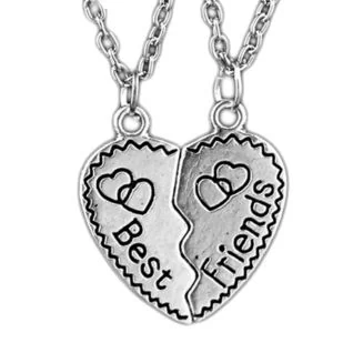 Fako Bijoux - Vriendschapsketting - Best Friends - Hartjes