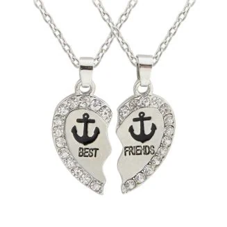 Fako Bijoux - Vriendschapsketting - Best Friends - Anker