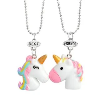 Fako Bijoux - Vriendschapsketting - Eenhoorn - Unicorn - Best Friends