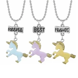 Fako Bijoux - Vriendschapsketting - Eenhoorn - Unicorn - Best Friends Forever