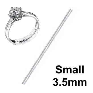 Fako Bijoux - Ringverkleiner - Ring Verkleiner - Small - 3.5mm - 10cm - Transparant