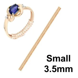 Fako Bijoux - Ringverkleiner - Ring Verkleiner - Small - 3.5mm - 10cm - Goudkleurig