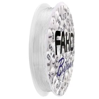 Fako Bijoux - Elastisch Nylon Draad - Sieraden Maken - 0.4mm - 24 Meter - Transparant