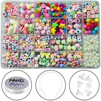 Fako Bijoux - Kralen Set - Acryl - Sieraden Maken - Serie 5 - Box - 550 Stuks