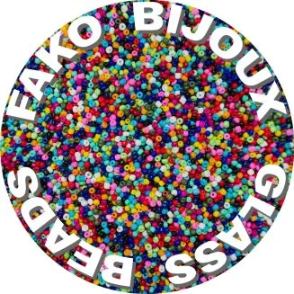 Fako Bijoux - DIY Kralen Box - Glas Zaad Kralen - Sieraden Maken - 3mm - 1500 Stuks - Mix