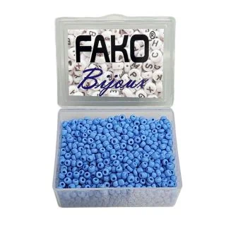 Fako Bijoux - DIY Kralen Box - Glas Zaad Kralen - Sieraden Maken - 3mm - 1500 Stuks - Blauw