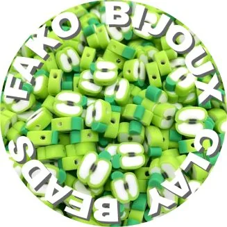 Fako Bijoux - Klei Kralen Appel Groen - Figuurkralen - Kleikralen - 10mm - 50 Stuks