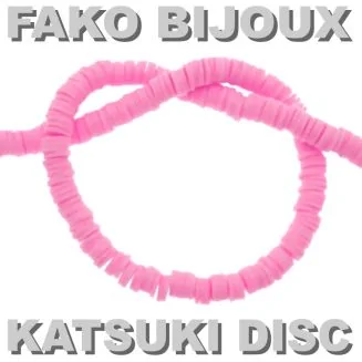 Fako Bijoux - Katsuki Disc Kralen - Polymeer Kralen - Surf Kralen - Kleikralen - 6mm - 350 Stuks - Roze