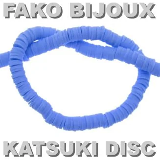 Fako Bijoux - Katsuki Disc Kralen - Polymeer Kralen - Surf Kralen - Kleikralen - 6mm - 350 Stuks - Lichtblauw