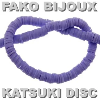Fako Bijoux - Katsuki Disc Kralen - Polymeer Kralen - Surf Kralen - Kleikralen - 6mm - 350 Stuks - Paars