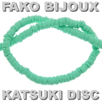 Fako Bijoux - Katsuki Disc Kralen - Polymeer Kralen - Surf Kralen - Kleikralen - 6mm - 350 Stuks - Lichtgroen