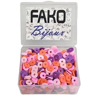 Fako Bijoux - Katsuki Disc Kralen Box - Polymeer Kralen - Surf Kralen - Kleikralen - 6mm - 700 Stuks - Mix 1