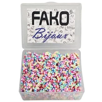 Fako Bijoux - Katsuki Disc Kralen Box - Polymeer Kralen - Surf Kralen - Kleikralen - 6mm - 700 Stuks - Gestreept 2