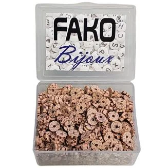 Fako Bijoux - Katsuki Disc Kralen Box - Polymeer Kralen - Surf Kralen - Kleikralen - 6mm - 700 Stuks - Duo Bruin