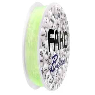 Fako Bijoux - Elastisch Nylon Draad - Sieraden Maken - 1.0mm - 5 Meter - Lichtgroen