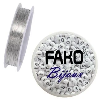 Fako Bijoux - Koperdraad - Metaaldraad - Sieraden Maken - 0.4mm - 7 Meter - Zilver