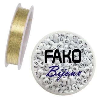 Fako Bijoux - Koperdraad - Metaaldraad - Sieraden Maken - 0.4mm - 7 Meter - Goud