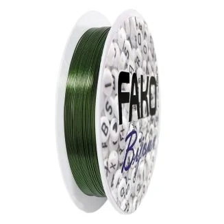 Fako Bijoux - Koperdraad - Metaaldraad - Sieraden Maken - 0.4mm - 7 Meter - Groen