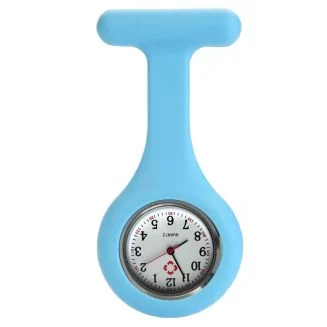 Fako - Verpleegstershorloge - Siliconen Uni - Babyblauw