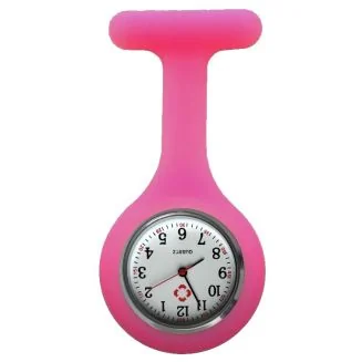 Fako - Verpleegstershorloge - Siliconen Uni - Fluo Roze