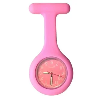 Fako - Verpleegstershorloge - Siliconen Deluxe - Roze