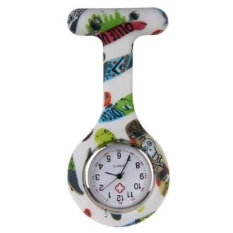 Fako - Verpleegstershorloge - Siliconen Print - Skater