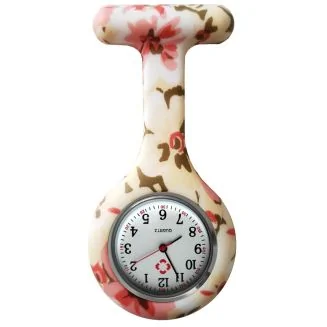 Fako - Verpleegstershorloge - Siliconen Print - Bouquet