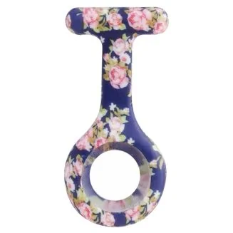 Fako - Verpleegstershorloge - Siliconen Hoesje Print - Royal Flowers
